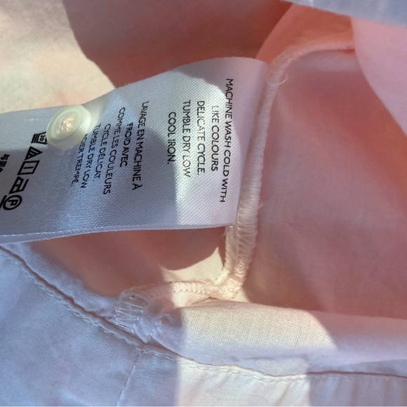 NWT Anthropologie Othilia Hestia Pintucked Blouse Size XS - Picture 4 of 4